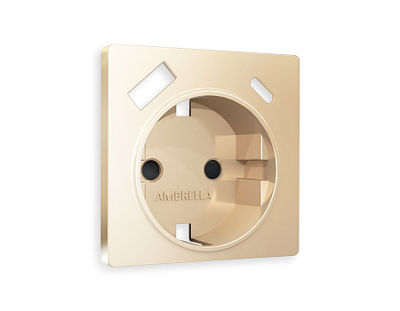 Лицевая панель для электрической розетки с заземлением со шторками 2USB A+C QUANT Ambrella Volt ALFA AP6100 Лицевая панель для электрической розетки с заземлением со шторками 2USB A+C QUANT Ambrella Volt ALFA AP6100