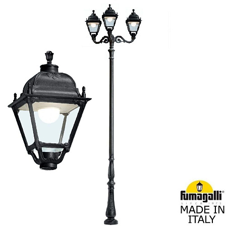 Парковый светильник FUMAGALLI HOREB ADAM/SIMON 3L U33.208.M30.AXH27 Парковый светильник FUMAGALLI HOREB ADAM/SIMON 3L U33.208.M30.AXH27