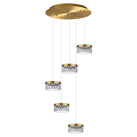 Люстра хрустальная светодиодная Odeon Light FIVRE 5032/30L