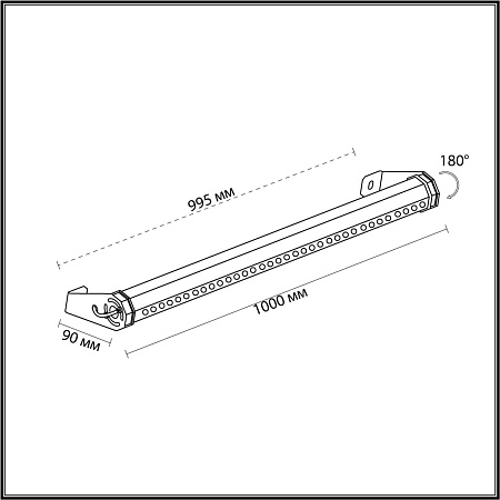 Уличный прожектор светодиодный Odeon Light GRAZE 7040/10WL