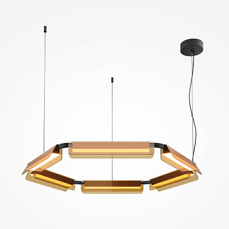 Люстра подвесная светодиодная Maytoni Flat MOD296PL-L60BC3K