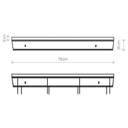 Основание для светильника Nowodvorski Cameleon Canopy C 780 8557 Основание для светильника Nowodvorski Cameleon Canopy C 780 8557