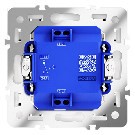 Выключатель встраиваемый VOLTUM S70 одноклавишный (кашемир) VLS010103 Выключатель встраиваемый VOLTUM S70 одноклавишный (кашемир) VLS010103