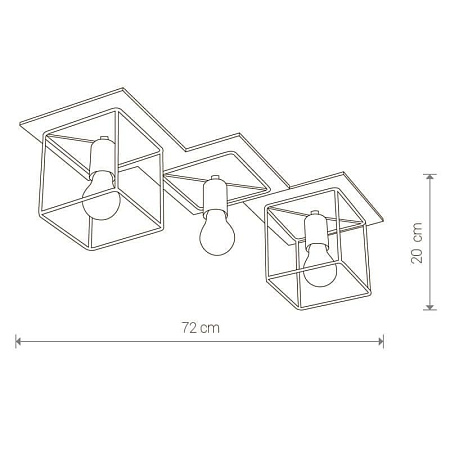 Потолочная люстра Nowodvorski Coba 9043 Потолочная люстра Nowodvorski Coba 9043