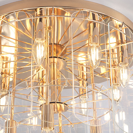 Люстра потолочная Eurosvet Claire 60170 золото Smart a070628 Люстра потолочная Eurosvet Claire 60170 золото Smart a070628