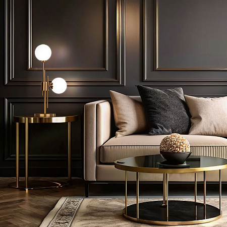 Настольная лампа Eurosvet Volver 01383/2 латунь (a067730) Настольная лампа Eurosvet Volver 01383/2 латунь (a067730)