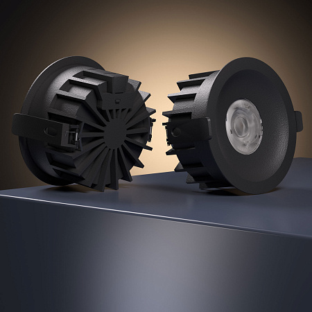 Светильник встраиваемый светодиодный Elektrostandard Combi 25069/LED черный a069008 Светильник встраиваемый светодиодный Elektrostandard Combi 25069/LED черный a069008