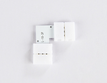 Соединитель угловой L для светодиодной ленты 5050 12/24V (3 конт.) 10 шт Ambrella light GS GS6651 Соединитель угловой L для светодиодной ленты 5050 12/24V (3 конт.) 10 шт Ambrella light GS GS6651