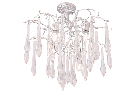 Люстра потолочная Crystal Lux REINA PL5 D600 SILVER PATINA Люстра потолочная Crystal Lux REINA PL5 D600 SILVER PATINA