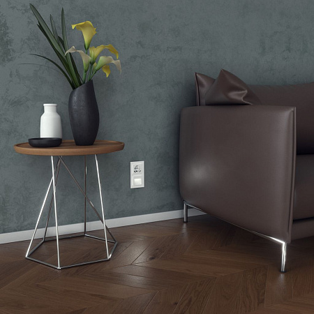Розетка с заземлением, шторками и USBх2 белая Werkel W1171501 4690389155345 a051141