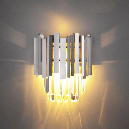 Светильник настенный Bogates Piano 308/1 серебро (a042725) Светильник настенный Bogates Piano 308/1 серебро (a042725)