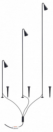 Уличный грунтовый светильник Arte Lamp MULIPHEIN A1084PA-3BK Уличный грунтовый светильник Arte Lamp MULIPHEIN A1084PA-3BK