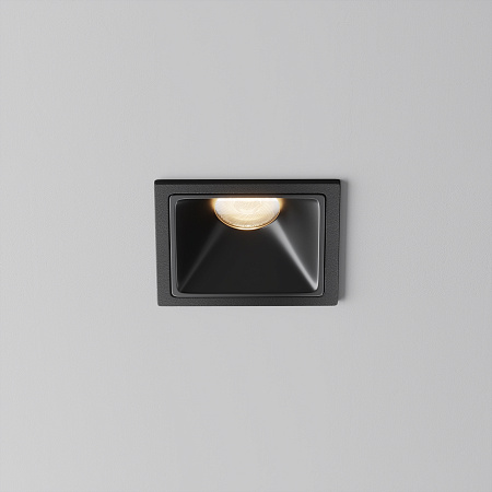 Светильник встраиваемый светодиодный Maytoni Alfa LED DL043-01-10W3K-SQ-B-1