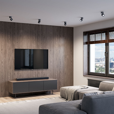 Спот светодиодный Elektrostandard Rolly 25112/LED 9W 4000K черный (a067489)