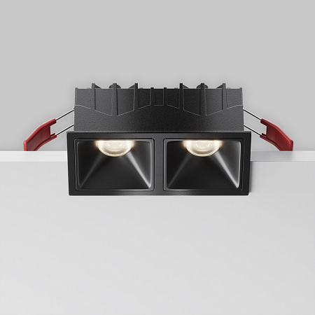 Светильник встраиваемый светодиодный Maytoni Alfa LED DL043-02-10W4K-SQ-B-1