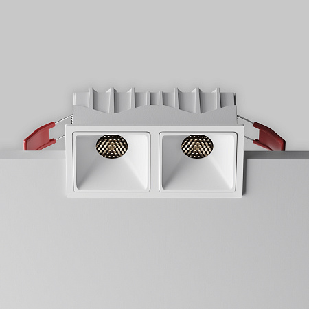 Светильник встраиваемый светодиодный Maytoni Alfa LED DL043-02-10W4K-SQ-W-1