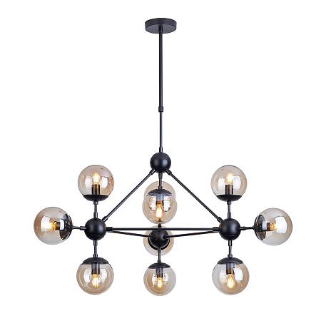 Люстра на штанге Arte Lamp BOLLA A1664SP-10BK Люстра на штанге Arte Lamp BOLLA A1664SP-10BK