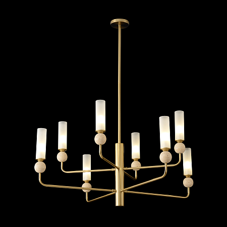 Люстра на штанге Crystal Lux SIMPLY SP8 BRASS 4080/308 Люстра на штанге Crystal Lux SIMPLY SP8 BRASS 4080/308