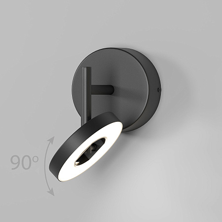 Уличный настенный светодиодный светильник Elektrostandard Verano 35185/D черный a068590