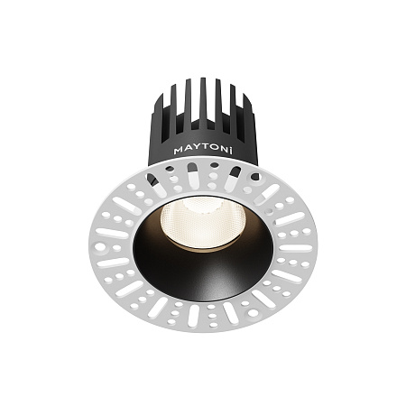 Светильник встраиваемый светодиодный Maytoni Dip DL121-15W-4K-TRS-B