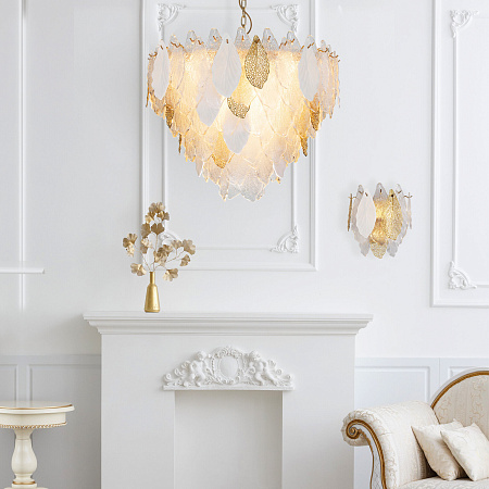 Светильник настенный Bogates Leaf 369/3 золото Светильник настенный Bogates Leaf 369/3 золото