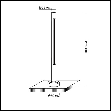 Уличный ландшафтный светодиодный светильник Odeon Light PIFA 7036/16GL