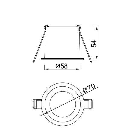 Светильник встраиваемый Mantra MALT 9232