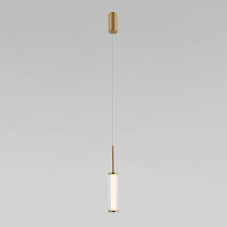 Светильник подвесной светодиодный Eurosvet Stark 50386/1 LED латунь a067953