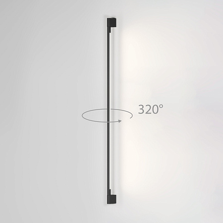 Уличный настенный светодиодный светильник Elektrostandard Argos (35121/D) черный a069887