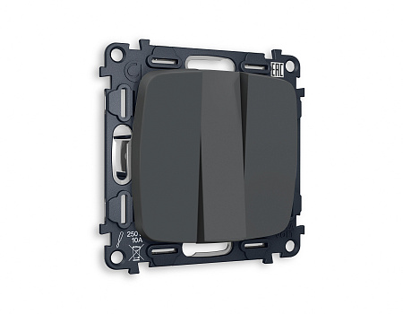 Комплект механизма 3-клавишного выключателя Ambrella Volt OMEGA MO905010 Комплект механизма 3-клавишного выключателя Ambrella Volt OMEGA MO905010