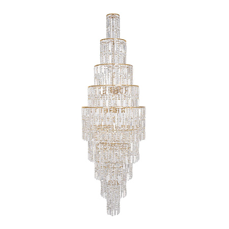 Люстра каскадная Arti Lampadari Valencia E 1.10.50.501 G Люстра каскадная Arti Lampadari Valencia E 1.10.50.501 G