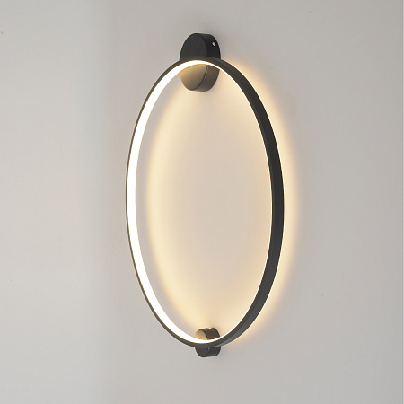 Светильник настенный светодиодный Crystal Lux REAL AP26W LED BLACK Светильник настенный светодиодный Crystal Lux REAL AP26W LED BLACK