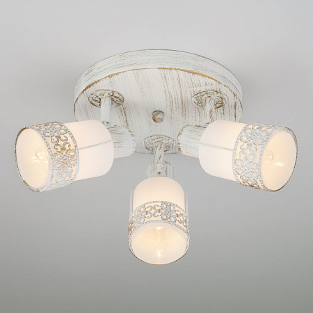 Спот Eurosvet Silvia 20026/3 белый с золотом 00000071467 Спот Eurosvet Silvia 20026/3 белый с золотом 00000071467