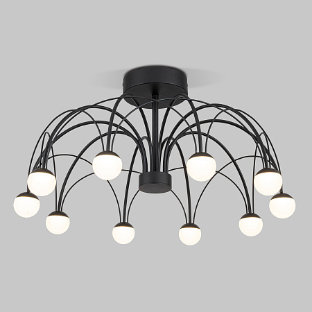 Люстра потолочная светодиодная Eurosvet Ragno 90035/10 LED черный a069307