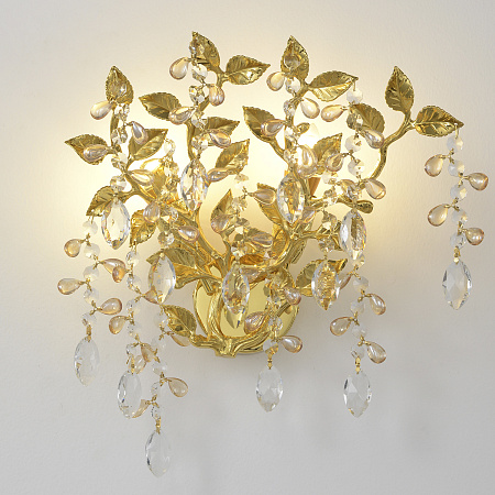 Светильник настенный Crystal Lux EDEN AP2 GOLD