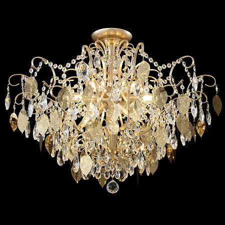 Люстра потолочная Crystal Lux ESMIRALDA PL9 GOLD