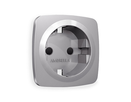 Лицевая панель для электрической розетки с заземлением со шторками QUANT Ambrella Volt OMEGA OP5070 Лицевая панель для электрической розетки с заземлением со шторками QUANT Ambrella Volt OMEGA OP5070