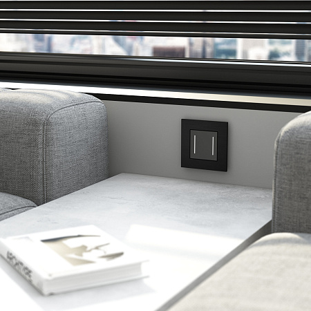 Рамка на 1 пост Werkel AluMax черный алюминий W0013508 a066329 Рамка на 1 пост Werkel AluMax черный алюминий W0013508 a066329