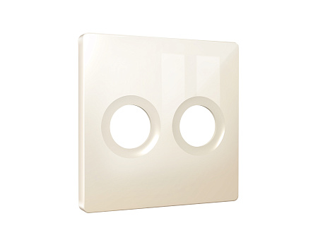 Лицевая панель ALFA для TV двойной розетки Ambrella Volt ALFA AP3133 Лицевая панель ALFA для TV двойной розетки Ambrella Volt ALFA AP3133