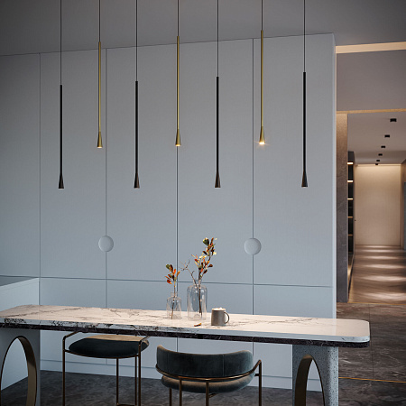 Светильник подвесной светодиодный Elektrostandard Vist 50312 LED Латунь a068612 Светильник подвесной светодиодный Elektrostandard Vist 50312 LED Латунь a068612