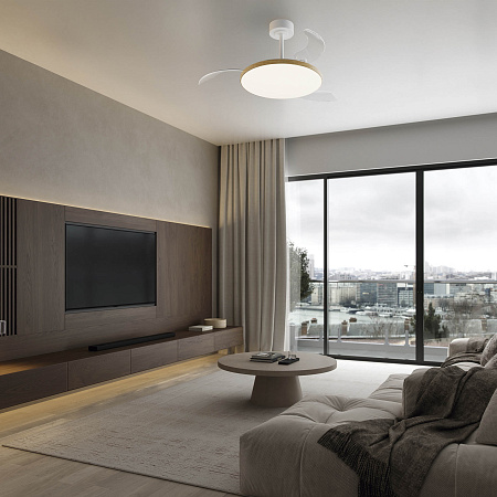 Люстра с вентилятором светодиодная Mantra SLIM FAN 9007