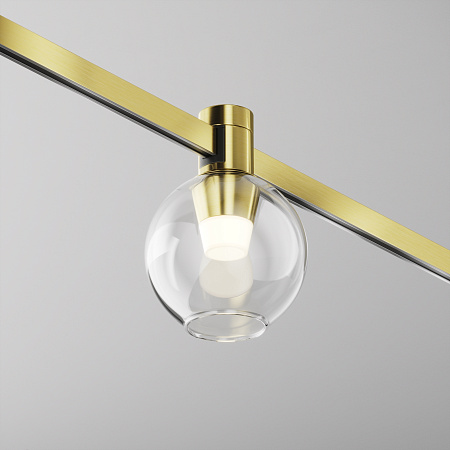 Трековый магнитный светодиодный светильник Maytoni Flarity Bubble TR148-1-3W3K-BS Трековый магнитный светодиодный светильник Maytoni Flarity Bubble TR148-1-3W3K-BS