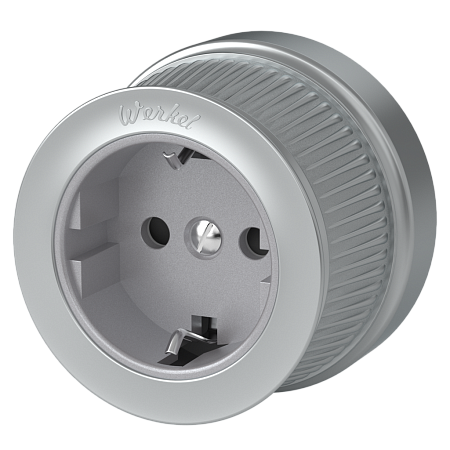 Розетка с заземлением и шторками Werkel WL19-10-02 a044924 Розетка с заземлением и шторками Werkel WL19-10-02 a044924
