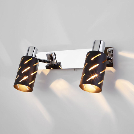 Спот Eurosvet Fente 20090/2 черный/хром a050199