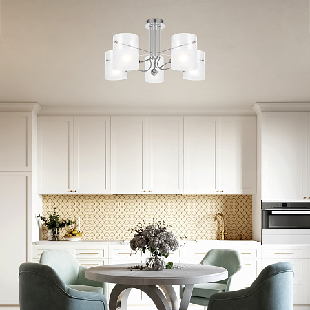 Люстра потолочная Freya Ampera FR2023PL-05CH Люстра потолочная Freya Ampera FR2023PL-05CH