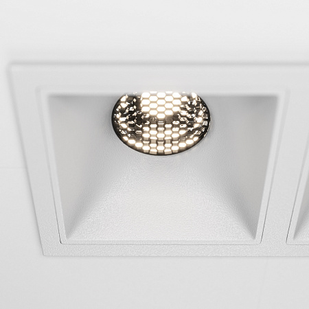 Светильник встраиваемый Maytoni Alfa LED DL043-02-10W4K-D-SQ-W