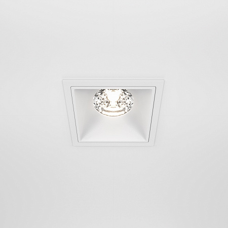 Модульный встраиваемый светодиодный светильник диммируемый Maytoni Alfa LED DL043-01-15W4K-D-SQ-W