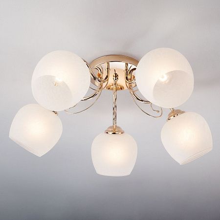 Потолочная люстра Eurosvet Wendy 30138/5 золото 00000084465 Потолочная люстра Eurosvet Wendy 30138/5 золото 00000084465