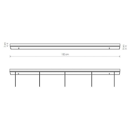 Основание для светильника Nowodvorski Cameleon Canopy B 1500 8558 Основание для светильника Nowodvorski Cameleon Canopy B 1500 8558