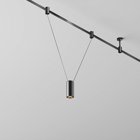 Трековый магнитный светодиодный светильник Maytoni Flarity Focus Led TR157-1-12W3K-B
